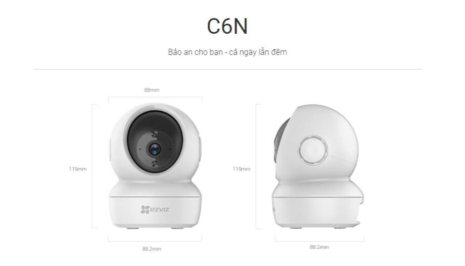 Camera Wifi Ezviz C6N (CS-CV246) 1080P 2M