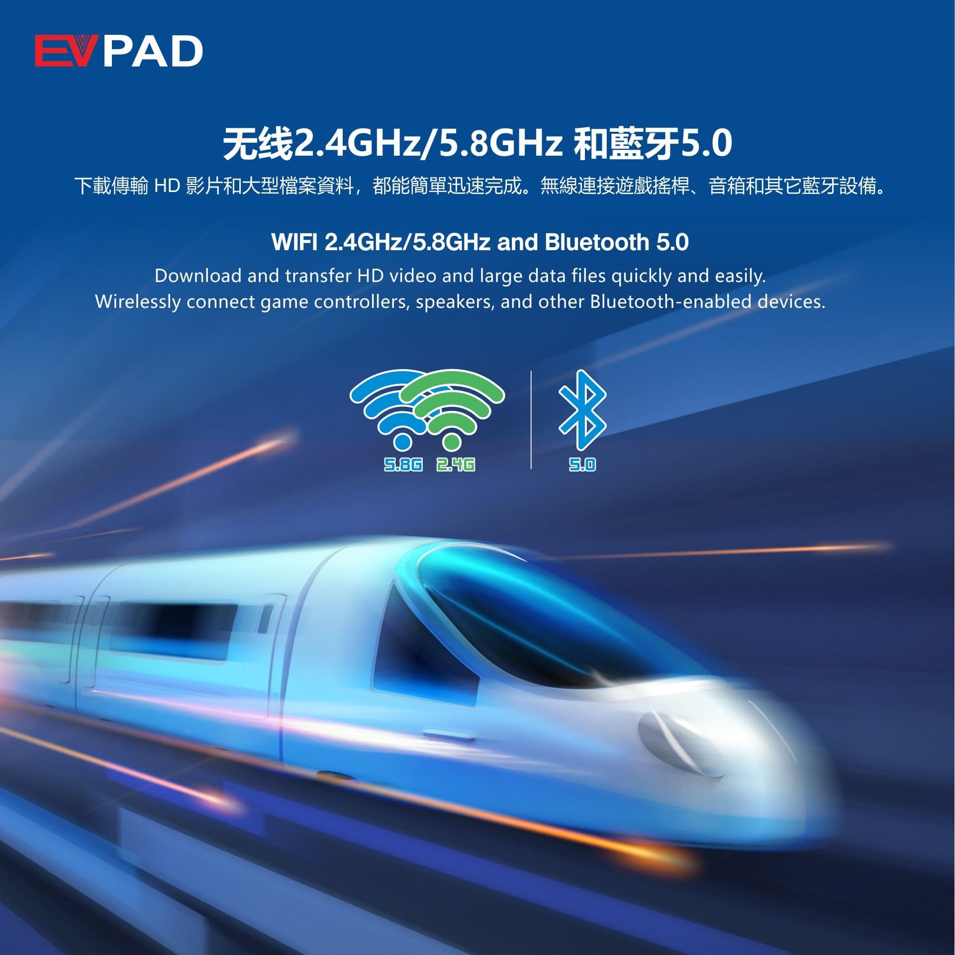 Android tv box EVPAD 6P Xem Truyền Hình Quốc Tế Chính Hãng 16 Android tv box EVPAD 6P Xem Truyền Hình Quốc Tế Chính Hãng Bluetooth 5.0