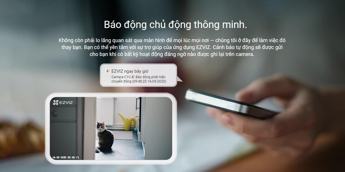 Camera IP Wifi EZVIZ C1C-B 1080P (H.265) 16 Camera IP Wifi EZVIZ C1C 1080P (H.265)