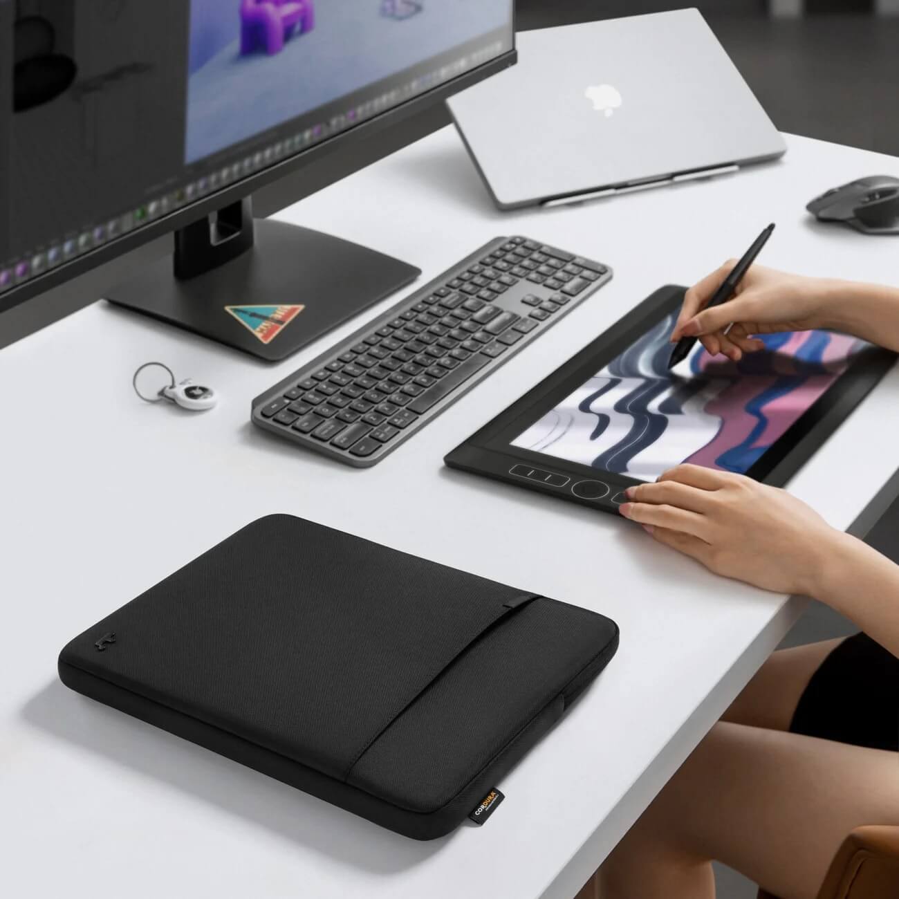 Túi chống sốc Tomtoc Premium Protective Macbook Air/Pro – A13 13 Phong cách chuyên nghiệp cùng túi chống sốc Tomtoc Premium Protective Macbook Air Pro A13