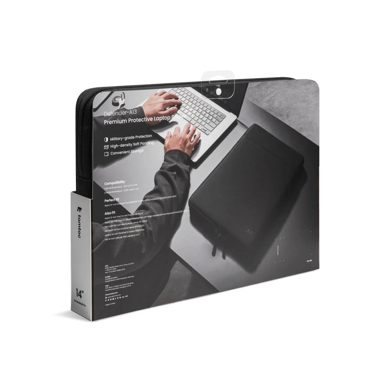 Hình ảnh hộp và bao bì chính hãng của Tomtoc Premium Protective Macbook Air Pro A13 Hình ảnh hộp và bao bì chính hãng của Tomtoc Premium Protective Macbook Air Pro A13